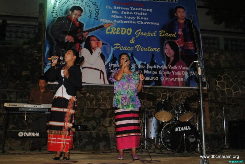 St John Bosco Parish Maram organised a Peace Concert at Maram, Manipur :: 29th September 2012
