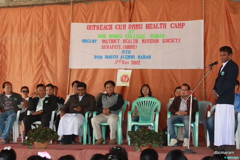 Don Bosco Alumni, Maram Unit organized a Health Camp at Maram, Senapati :: 3 November 2012