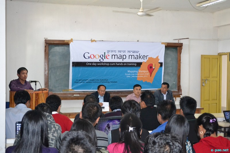 One day Workshop-hands on training on 'Manipur Map UP' at Manipur Institute of Technology(MIT) :: 24 November 2012 