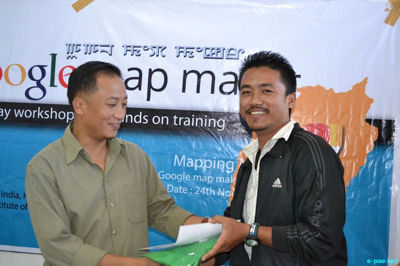 One day Workshop-hands on training on 'Manipur Map UP' at Manipur Institute of Technology(MIT) :: 24 November 2012