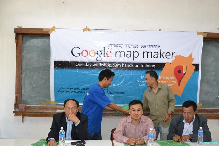One day Workshop-hands on training on 'Manipur Map UP' at Manipur Institute of Technology(MIT) :: 24 November 2012