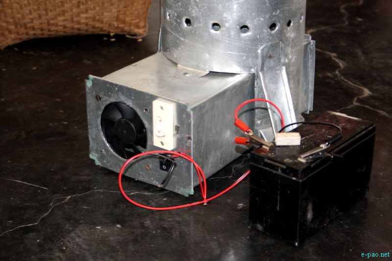 Chakhumgi Wainam - Rice Husk Stove : Need of the hour Innovation by Maibam Nandakumar :: 7 June 2012