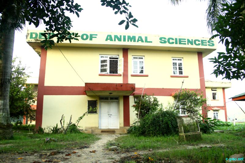 Animal Sciences Department :  Department Buildings of CAU (Central Agri University), Iroishemba ::  October 2012