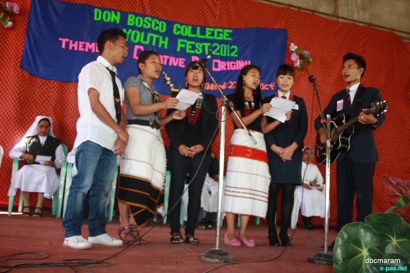 Don Bosco College Maram Cultural Fest 2012 (theme: Be Creative and Be Original) :: 22 Oct 2012