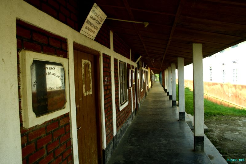 History Department : Department Buildings of DM College of Arts, Imphal ::  October 2012