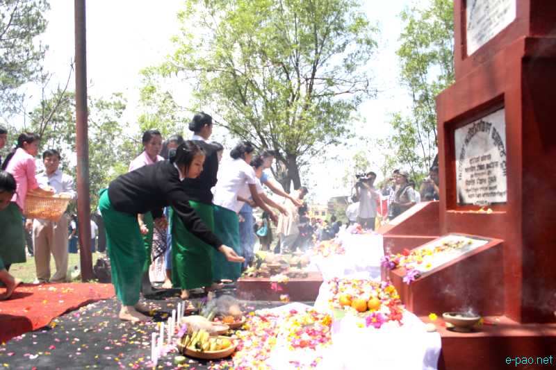 Meekap Thokpa Numit (Realisation Day Observation) at Historical Monument Pishum Ching, Singjamei :: April 17 2012