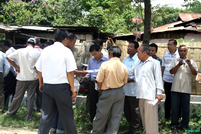 Students attending the PMT (Pre-Medical Test) in Imphal, Manipur :: June 10 2012