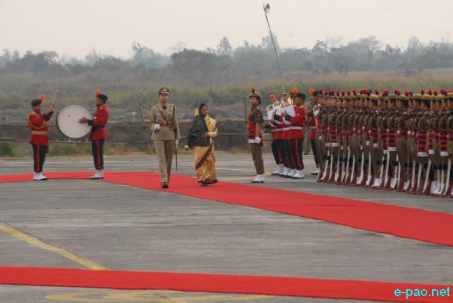 Pratibha Devisingh Patil - President of India visit to Imphal :: 10 March 2011