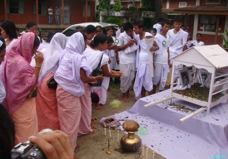 47th Hunger Marchers' Day Observation (Chaklam Khongchat) at Jiribam :: 27th August 2012