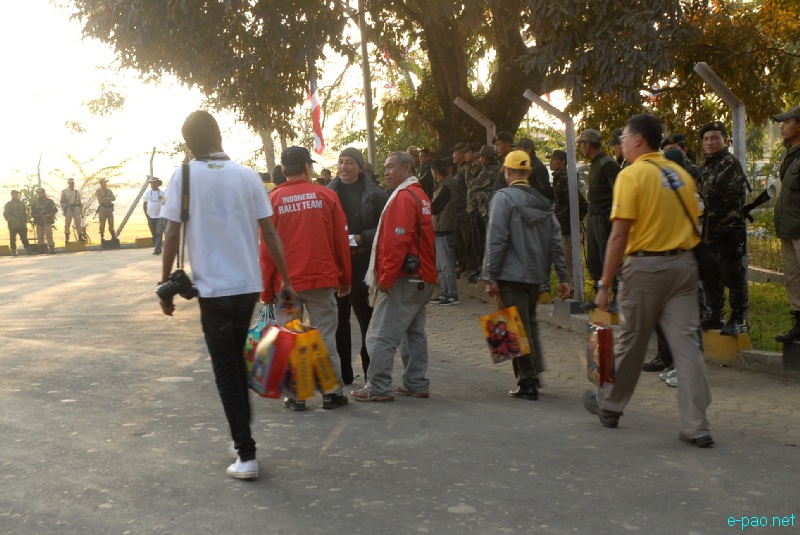 ASEAN-INDIA Car Rally 2012  passing through Imphal and Flagged-Off from Kangla by CM of Manipur :: 15 December, 2012
