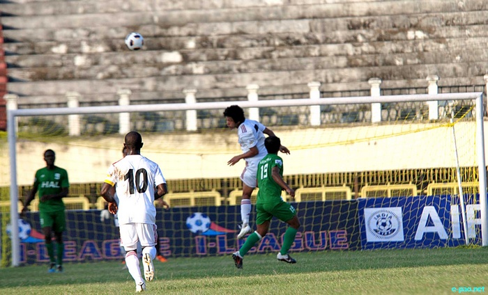 I League Football Tournament at Imphal : FC Lajong Vs HAL on Oct 28 2011