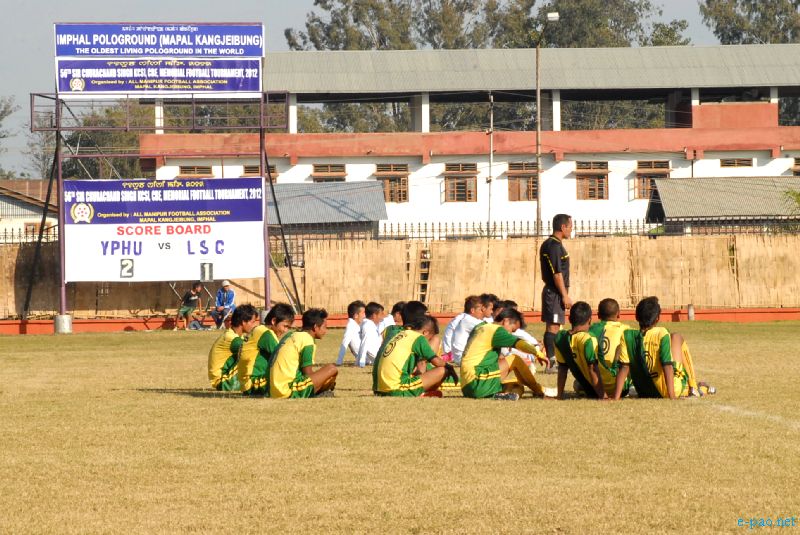 56th CC Meet Football Qualifying round being held at Mapal Kangjeibung :: 03 December, 2012