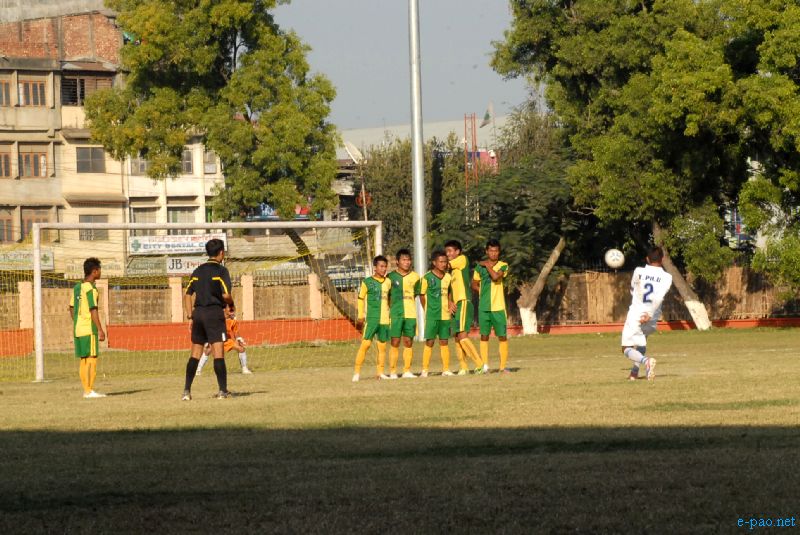 56th CC Meet Football Qualifying round being held at Mapal Kangjeibung :: 03 December, 2012