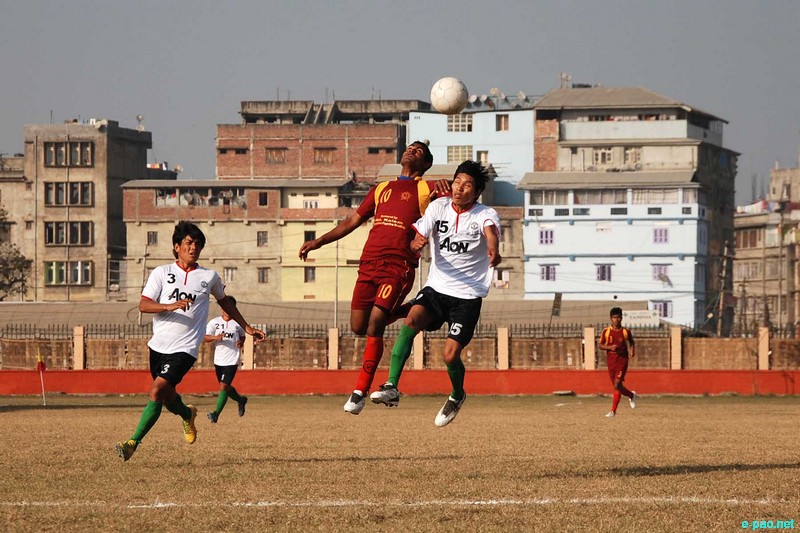 Opening match of 56th CC Meet Football Final round held at Mapal Kangjeibung :: 19 December, 2012