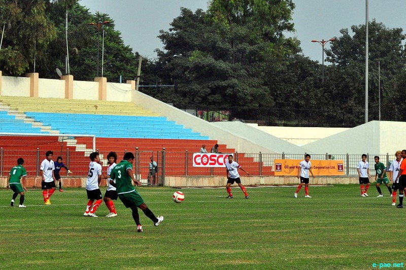 HSA FC (Hmar) Vs ASUD FC (Arunachal) at North East Tamchon Football Trophy 2012 at New Delhi :: 22 Nov 2012