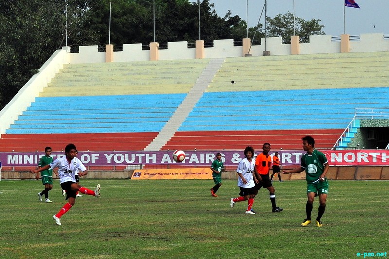 HSA FC (Hmar) Vs ASUD FC (Arunachal) at North East Tamchon Football Trophy 2012 at New Delhi :: 22 Nov 2012