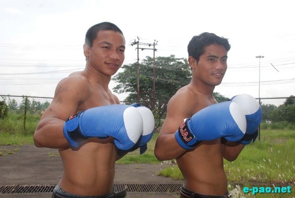 Asian Boxing Gold Medallist Mayengbam Suranjoy felicitated :: June 19 2009