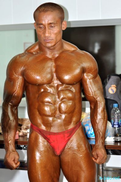 Arambam Boby at Asia Body Building Championship, Bangkok Thailand, 2011