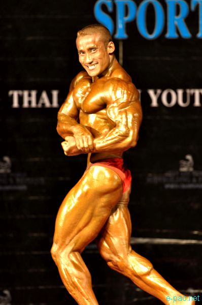 Arambam Boby at Asia Body Building Championship, Bangkok Thailand, 2011