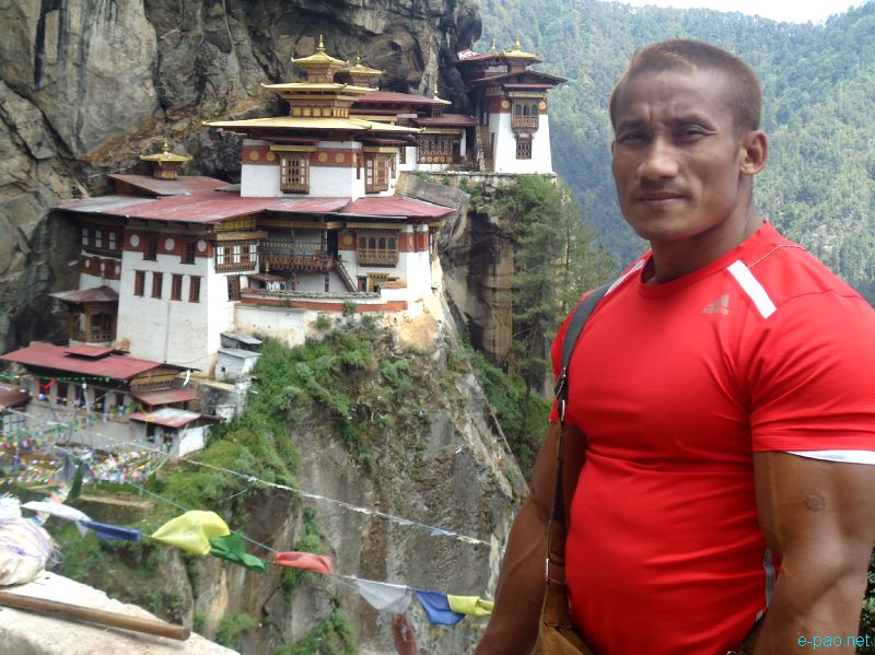 Arambam Boby at 8th  South Asia Body Building Championship 2011 at Thimphu, Bhutan