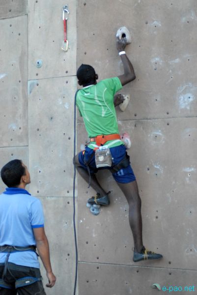 14th North East Zone Sports Climbing Competition 2012  at Kangla Rock Wall Minuthong :: 21 - 23 Oct 2012