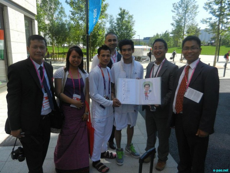EMA wished NE Olympians and their coaches on the eve of opening ceremony at London :: July 27 2012