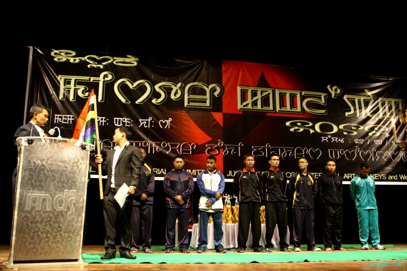 Opening ceremony of 3rd Mr Kangleipak 2012 :: Shaphaba Changdamnaba Thouram at MFDC Auditorium, Imphal :: 21 October 2012