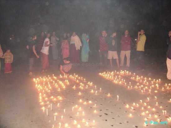 Candle Light Vigil : 1 month after murder of Kishan, Rajen and Token : Mar 17 2009