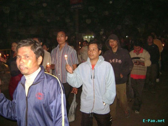 Candle Light Vigil : 1 month after murder of Kishan, Rajen and Token : Mar 17 2009