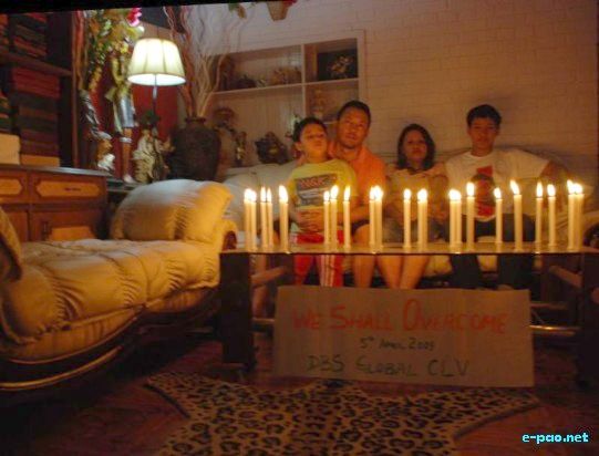 Global candle lighting all over the globe :: 05 Apr 2009