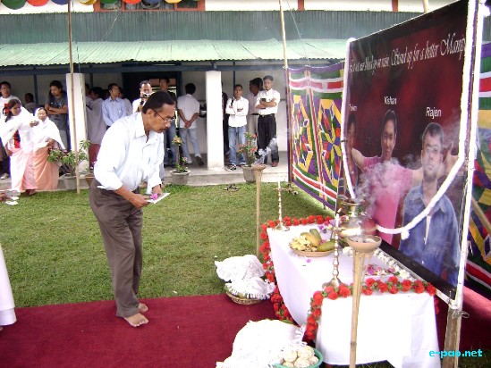 Public Interface on Killing of Dr Kishan at Kangla (Floral Tributes) :: 17 May 2009