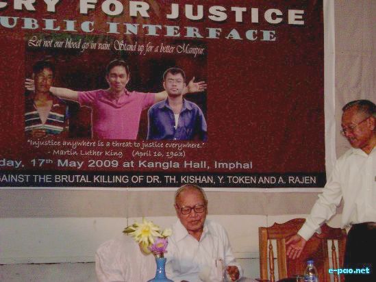 Public Interface on Killing of Dr Kishan at Kangla  :: 17 May 2009