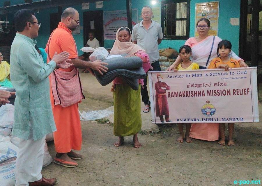 Winter Relief Services at four relief camps in Kakching District :: 13th October 2023