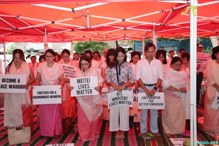 Sit-in-Protest Against Narco Terrorists and Illegal Immigrants in Manipur at Pune :: 26th June 2023