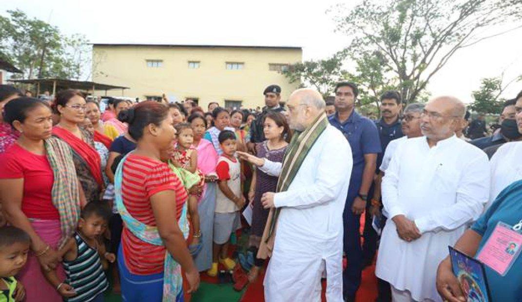 Union Home Minister Amit Shah on the third day of his visit to Manipur :: 31st May 2023