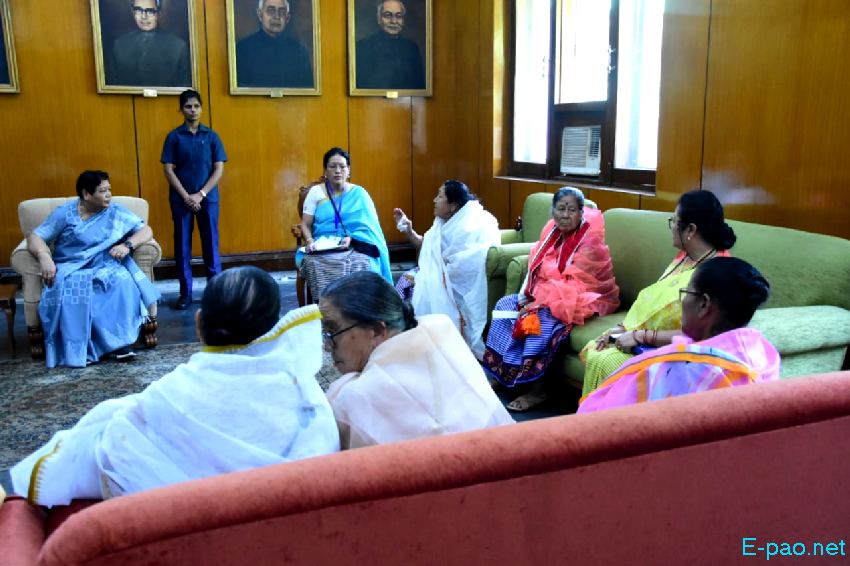 Women CSOs meet Amit Shah and Governor of Manipur at Raj Bhavan :: 30th May 2023