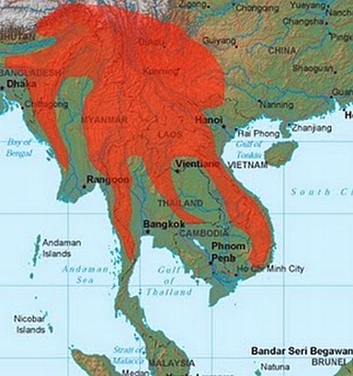 South Eas Asia Map