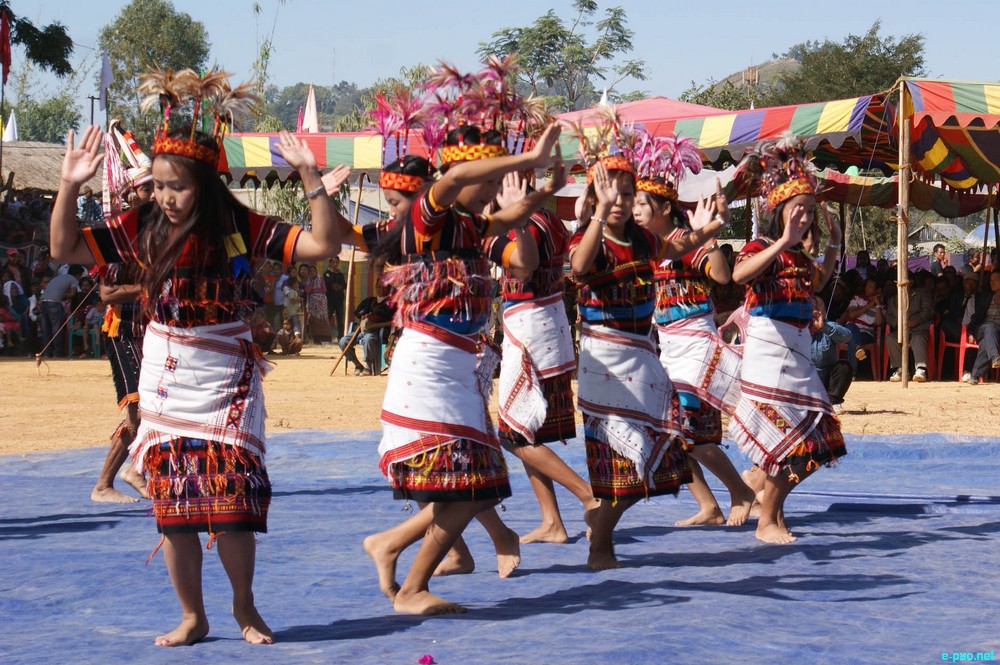 Cultural Programmes at Chandel District level Kut festival at Molnoi ...