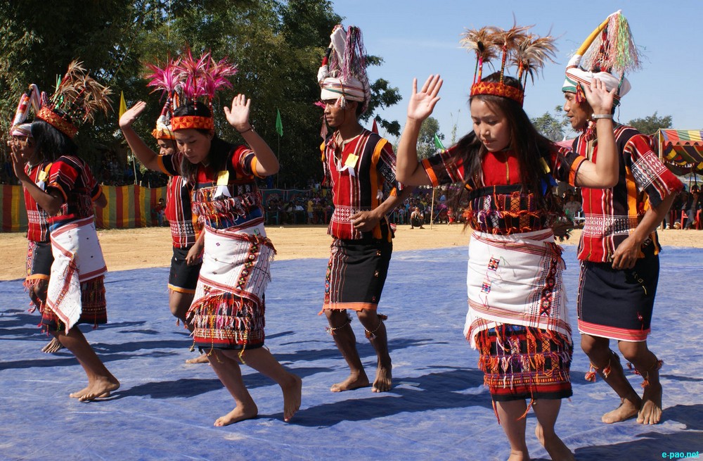 Cultural Programmes at Chandel District level Kut festival at Molnoi ...