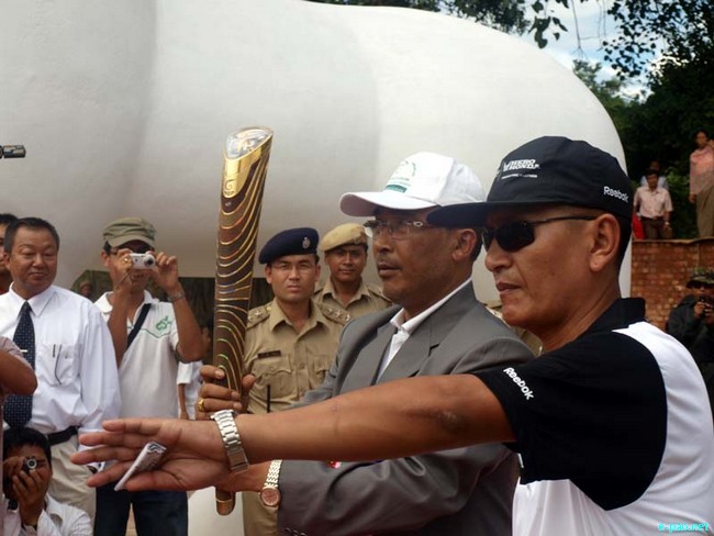 Queen's Baton Relay for Commonwealth Games 2010 - Manipur Leg :: 27 ...