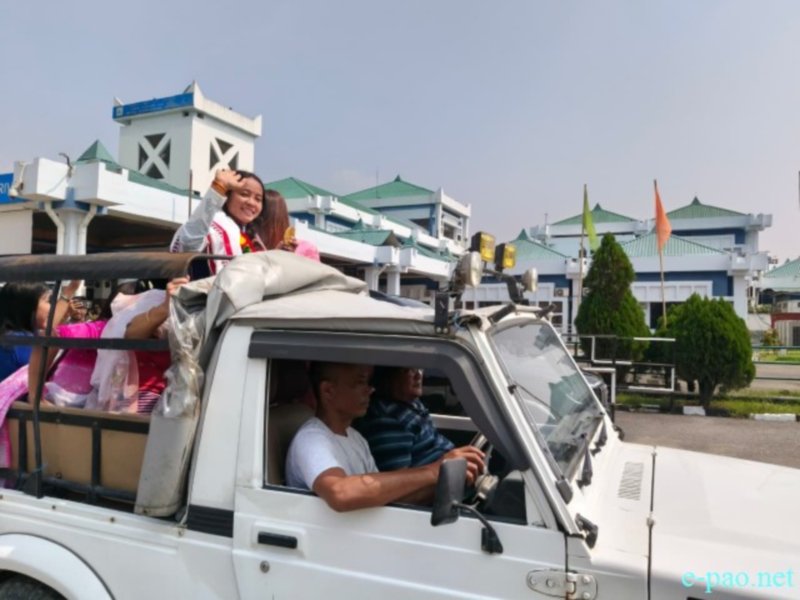 Reception of Pukhrambam Sushila Chanu & Bichu Devi Kharibam at Imphal Airport :: October 05th 2026