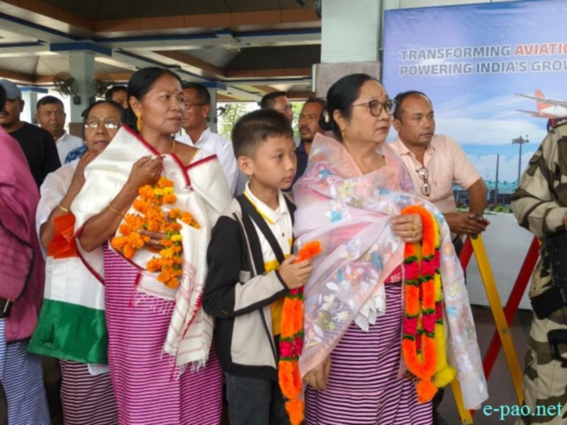 Reception of Pukhrambam Sushila Chanu & Bichu Devi Kharibam at Imphal Airport :: October 05th 2026