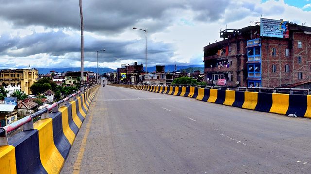 BT (Bir Tikendrajit) Flyover, Imphal :: August 2015