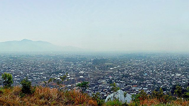 Cheiraoching view on Imphal City and surronding villages