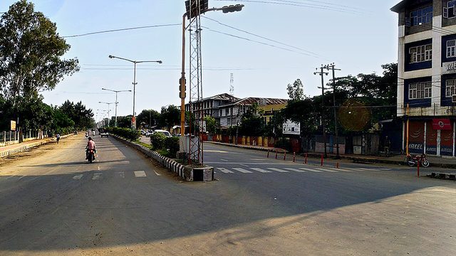 Traffic Point near PWD Office, Imphal :: 2012
