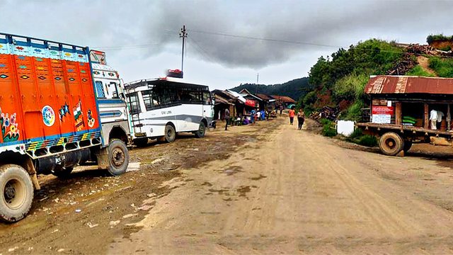 Awangkhul junction in Tamenglong District :: 2013